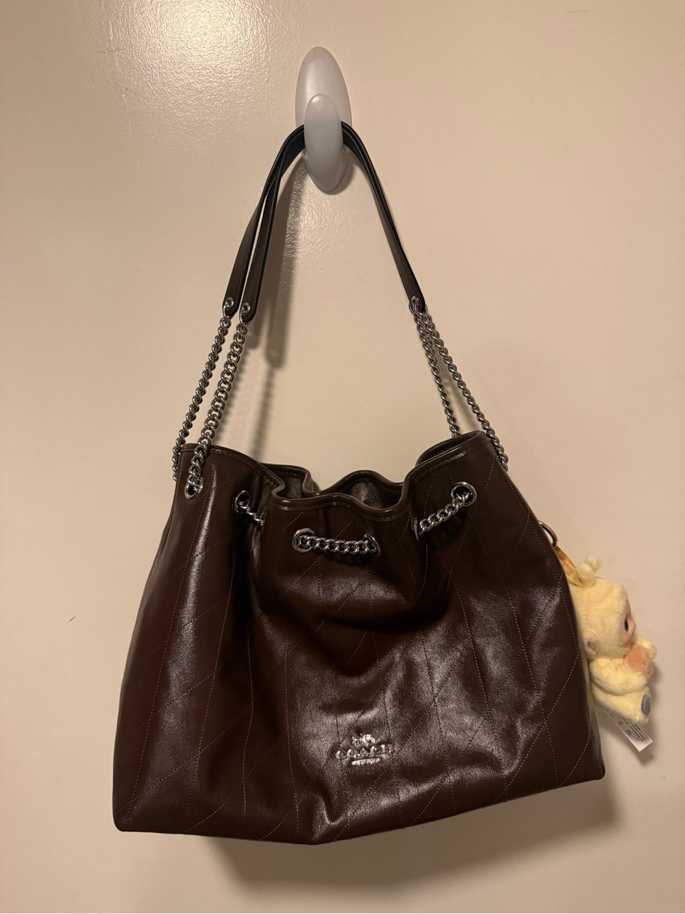 Coach Evelyn regular shoulder bag in maple